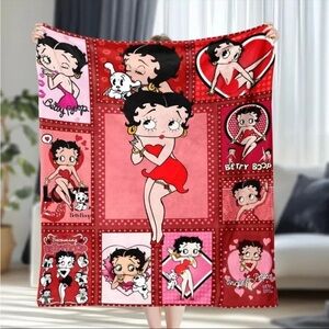 Betty Boop Throw Blanket